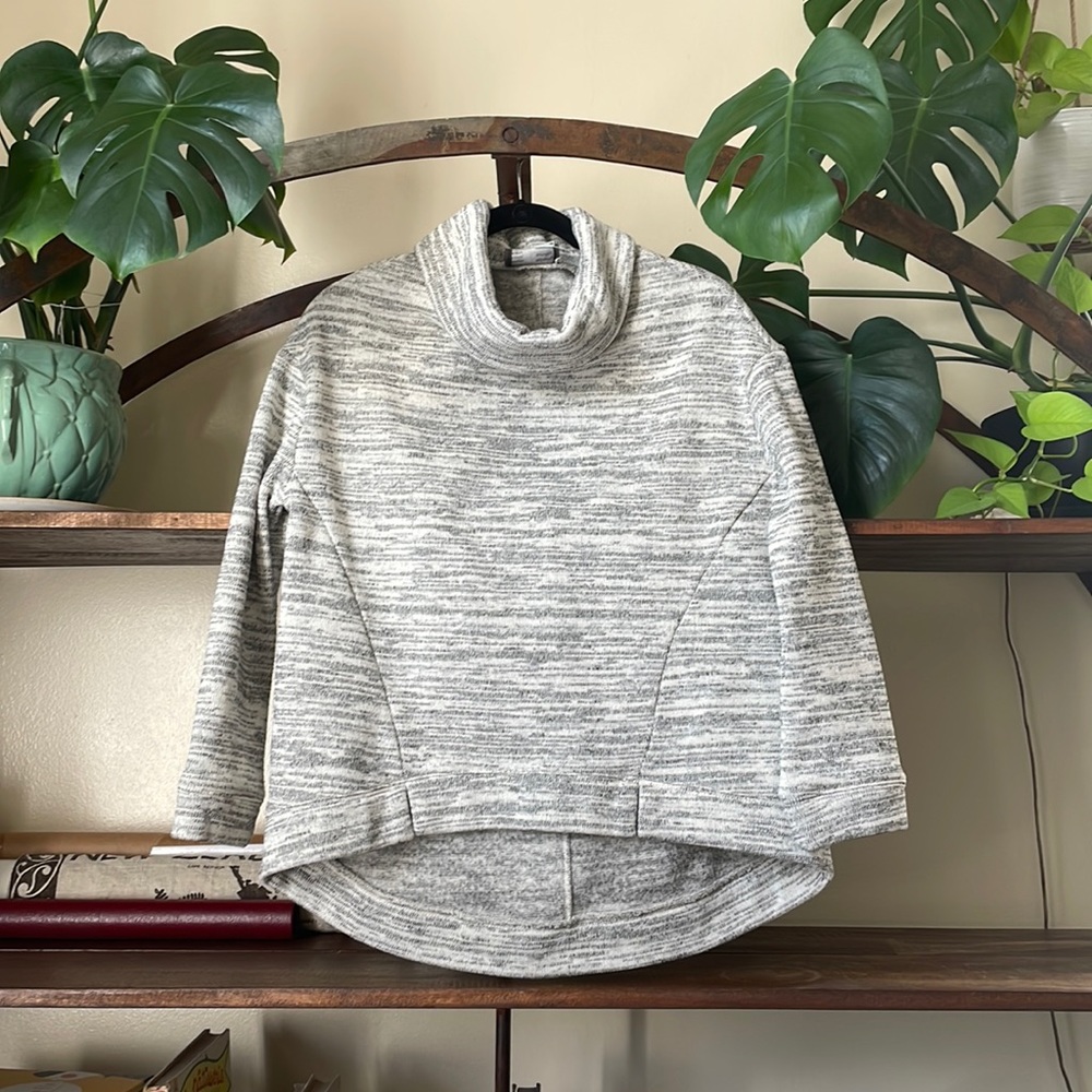 Anthropologie Saturday/Sunday | Heather Gray cowl neck sweater | XS
